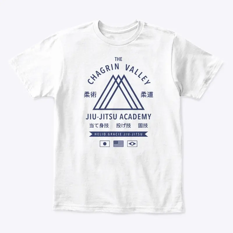 CVJJA Basic Crew KIDS (Blue on White)